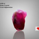 Uncover the Natural Beauty of a 4.95ct Afghan Ruby Crystal