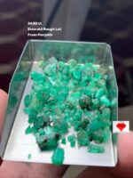 A Remarkable Find: 34.90ct Panjshir Emerald Rough Lot