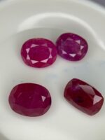 6.570ct Afghan Faceted Ruby Lot – Vivid Red Gems (7.66 x 5.46 x 4.61mm Avg) - Image 4