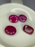 6.570ct Afghan Faceted Ruby Lot – Vivid Red Gems (7.66 x 5.46 x 4.61mm Avg) - Image 6