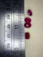 6.570ct Afghan Faceted Ruby Lot – Vivid Red Gems (7.66 x 5.46 x 4.61mm Avg) - Image 8