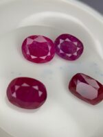 6.570ct Afghan Faceted Ruby Lot – Vivid Red Gems (7.66 x 5.46 x 4.61mm Avg) - Image 9