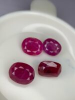 6.570ct Afghan Faceted Ruby Lot – Vivid Red Gems (7.66 x 5.46 x 4.61mm Avg) - Image 10