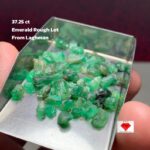 Nature’s Masterpiece: 37.25ct Emerald Rough Lot from Laghman, Afghanistan