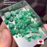 Swat Valley Emerald Rough Lot (46.30 Carats)