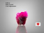 Experience the Earth’s Natural Elegance: 6.40ct Afghan Ruby Crystal