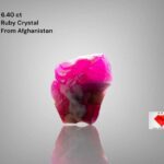 Experience the Earth’s Natural Elegance: 6.40ct Afghan Ruby Crystal