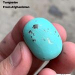 Discover the Beauty of Afghan Turquoise: A 52.90 ct Cabochon Gem