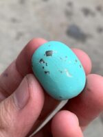 Discover the Beauty of Afghan Turquoise: A 52.90 ct Cabochon Gem - Image 2