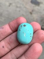 Discover the Beauty of Afghan Turquoise: A 52.90 ct Cabochon Gem - Image 5