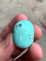Discover the Beauty of Afghan Turquoise: A 52.90 ct Cabochon Gem - Image 8