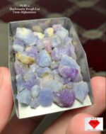 Natural 93.85 ct Afghan Hackmanite Rough Lot – Rare Color-Change Gem Material