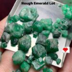 79.15ct Swat Emerald Rough Lot – Untouched Natural Crystals in 14x10x7mm Sizes