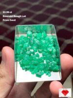 53.39 ct Swat Emerald Rough Lot – Natural Beauty in Raw Form