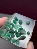 37.45 Carat Natural Emerald Rough Lot from Swat, Pakistan – Untreated Green Beryl Crystals - Image 3