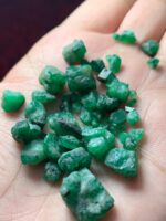 79.15ct Swat Emerald Rough Lot – Untouched Natural Crystals in 14x10x7mm Sizes - Image 6