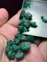 79.15ct Swat Emerald Rough Lot – Untouched Natural Crystals in 14x10x7mm Sizes - Image 7
