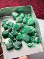 79.15ct Swat Emerald Rough Lot – Untouched Natural Crystals in 14x10x7mm Sizes - Image 9