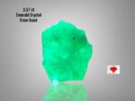 3.57ct Swat Emerald Crystal – Natural Raw Gemstone from Pakistan