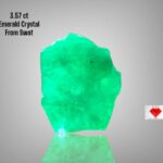 3.57ct Swat Emerald Crystal – Natural Raw Gemstone from Pakistan