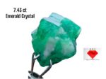 7.43 ct Swat Emerald Crystal – A Balanced Gem of Color and Clarity