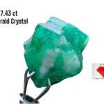 7.43 ct Swat Emerald Crystal – A Balanced Gem of Color and Clarity