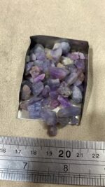Natural 123.70 ct Afghan Hackmanite Rough Lot – Rare Lightweight Crystal Parcel - Image 2