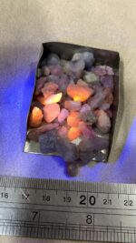 Natural 123.70 ct Afghan Hackmanite Rough Lot – Rare Lightweight Crystal Parcel - Image 3