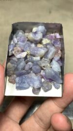 Natural 123.70 ct Afghan Hackmanite Rough Lot – Rare Lightweight Crystal Parcel - Image 4