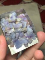 Natural 123.70 ct Afghan Hackmanite Rough Lot – Rare Lightweight Crystal Parcel - Image 9