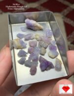 34.80 ct Afghan Hackmanite Rough Lot – Rare UV Reactive Collector Gemstone