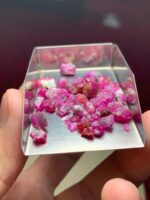 Compact Power: 47.00ct Afghan Ruby Rough Lot with Strong Color Shape Balance - Image 3