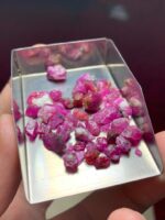 Compact Power: 47.00ct Afghan Ruby Rough Lot with Strong Color Shape Balance - Image 7