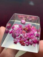 Compact Power: 47.00ct Afghan Ruby Rough Lot with Strong Color Shape Balance - Image 9