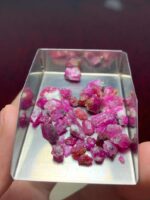 Compact Power: 47.00ct Afghan Ruby Rough Lot with Strong Color Shape Balance - Image 10