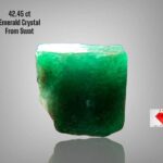 42.45ct Swat Emerald Crystal – Rare Large with Rich Natural Green