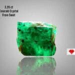 3.26 ct Swat Emerald Crystal — Vibrant Green in a Unique Crystal Form