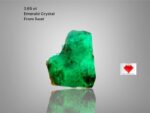 Natural 3.65ct Emerald Crystal from Swat – Precision Cut & Deep Green Hue