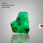 Natural 3.65ct Emerald Crystal from Swat – Precision Cut & Deep Green Hue