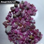 229.75ct Ruby Rough Lot – Natural Uncut Red Gemstones (14x10x8mm Avg.)