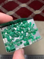 56.50 ct Emerald Rough Lot Swat – Natural Crystals with Solid Form - Image 2