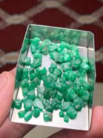 56.50 ct Emerald Rough Lot Swat – Natural Crystals with Solid Form - Image 11