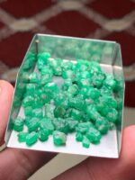 56.50 ct Emerald Rough Lot Swat – Natural Crystals with Solid Form - Image 3