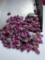 229.75ct Ruby Rough Lot – Natural Uncut Red Gemstones (14x10x8mm Avg.) - Image 3
