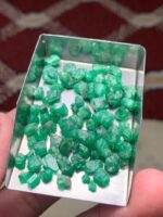 56.50 ct Emerald Rough Lot Swat – Natural Crystals with Solid Form - Image 5