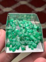 56.50 ct Emerald Rough Lot Swat – Natural Crystals with Solid Form - Image 7