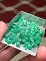 56.50 ct Emerald Rough Lot Swat – Natural Crystals with Solid Form - Image 9