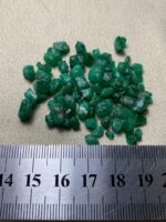 56.50 ct Emerald Rough Lot Swat – Natural Crystals with Solid Form - Image 10