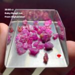 Power in Raw Form: 39.80ct Afghan Ruby Rough Lot Overview