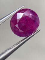 3.05ct Oval Ruby from Afghanistan – Natural Red Gemstone (8x7x5mm) - Image 2